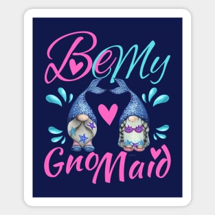 Be My Gnome Mermaid for Christmas Magnet